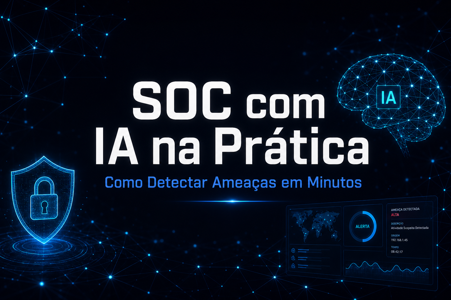 Imagem de capa do artigo: SOC com IA na Prática: Como a Inteligência Artificial Transformou a Detecção de Ameaças